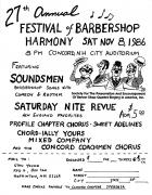 Show Flyer 1986
